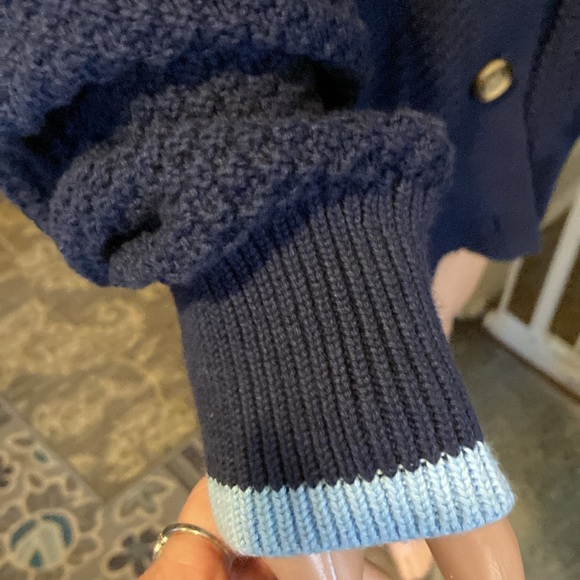 Aerie oversized varsity letter cardigan size S - Picture 6 of 9